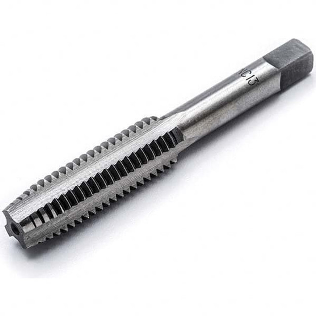 GEARWRENCH 82855N Standard Pipe Tap: M18 x 2.50 NC, 4 Flutes, Carbon Steel, Bright/Uncoated