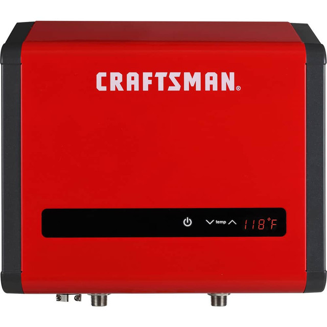Craftsman CMXTEPA0018 Electric Water Heaters; Phase: Single ; Features: 115 PSI ; Includes: Electric Water Heater; Wall Mounting Screws; Owner's Manual ; Maximum Working Pressure: 8.000 ; Water Heater Style: Electric Water Heater ; Water Heater Desig