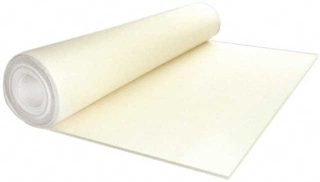 Made in USA F-1 3/4"X5' 60 x 60 x 3/4" White Pressed Wool Felt Sheet