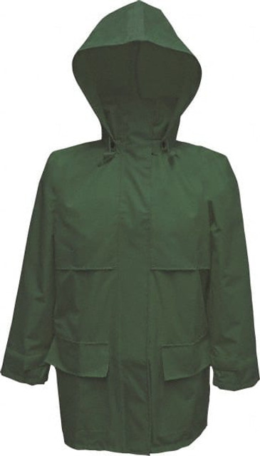 Viking 2910JG-M Rain Jacket: Size Medium, Green, Polyester