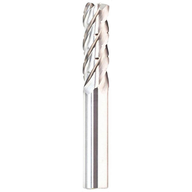 GWS 150018 Corner Radius End Mill: 1" Dia, 3" LOC, 0.03" Radius, 5 Flutes, Solid Carbide