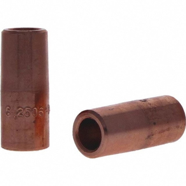 Tuffaloy 136-2506 Spot Welder Tips; Tip Type: Straight Tip C Nose (Flat) ; Material: RWMA Class 2 - C18200