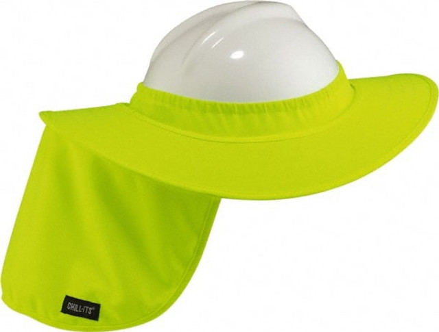 Ergodyne 12640 Hard Hat Shade: Polyester, Lime, Use with Hard Hat