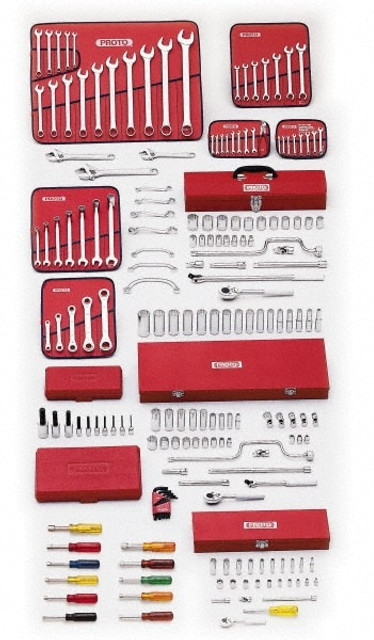 Proto J99532A 194 Piece 1/4, 3/8, 1/2" Drive Master Tool Set