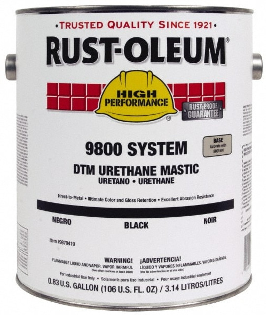 Rust-Oleum 9886419 Protective Coating: 1 gal Can, Gloss Finish, Gray