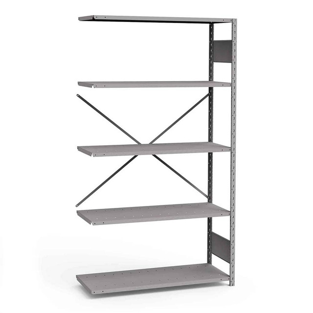 Rousseau Metal SRA1035 20 Gauge Add-On Unit Shelving: 48" Wide