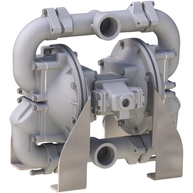 SandPIPER HDF2,DP6A. Air-Operated Diaphragm Pumps; Maximum Flow Rate (Gpm - 2 Decimals): 208.00 ; Maximum Working Pressure: 125.000 ; Thread Type: NPT ; Inlet Size: 2in ; Cubic Feet Per Minute: 140 SCFM ; Diaphragm Material: Santoprene