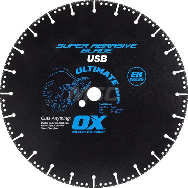 Ox Tools OX-USB-7 Wet & Dry Cut Saw Blade: 7" Dia, 5/8 & 7/8" Arbor Hole