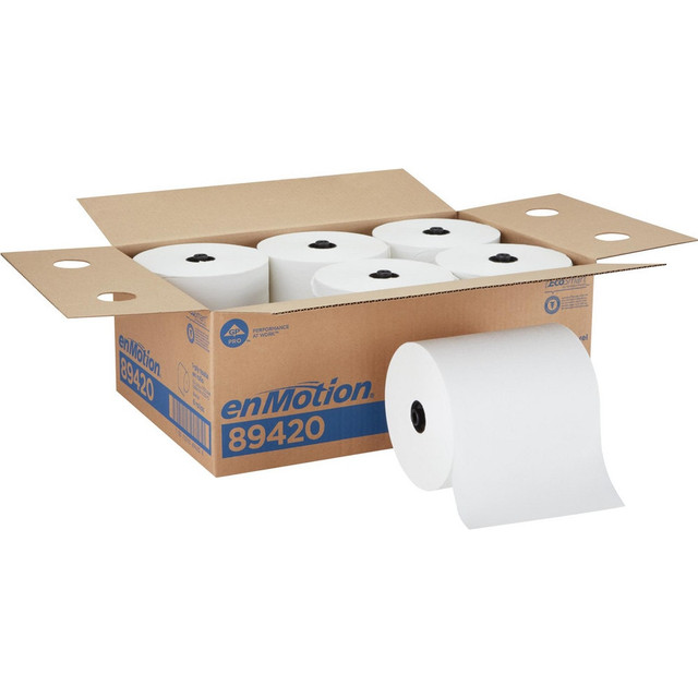 Georgia Pacific 89420 Enmotion 8" Paper Towel Rolls, White