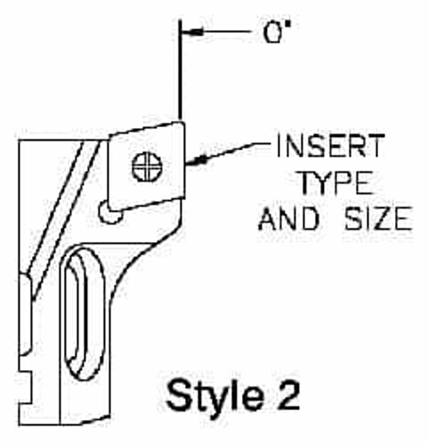 Parlec 4305-32C06 Indexable Boring Cartridge: Series Twin Bore Roughing, Right Hand