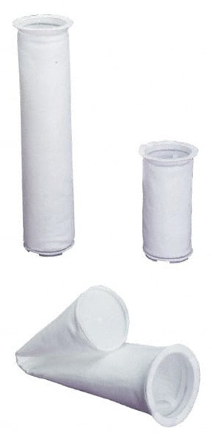 Pentair KEM100K1S Bag Filters; Bag Type: High-Efficiency ; Bag Size (#): 1 ; Micron Rating: 100 ; Maximum Flow Rate: 25GPM ; Diameter (Inch, Fraction): 7 ; Body Material: Polyester
