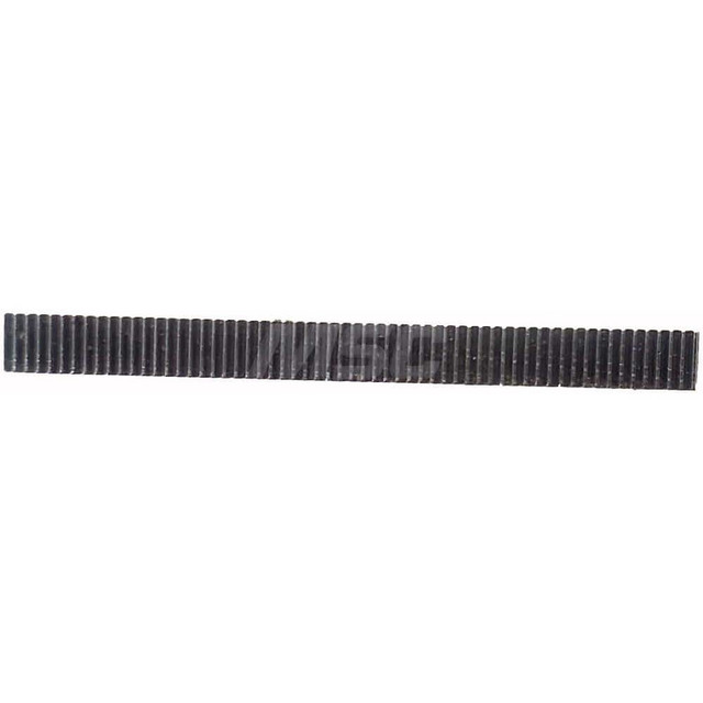 Worcester Gears&Racks S2500202012SS Gear Rack: Square, 1/4" Face Width, 20 ° Pressure Angle