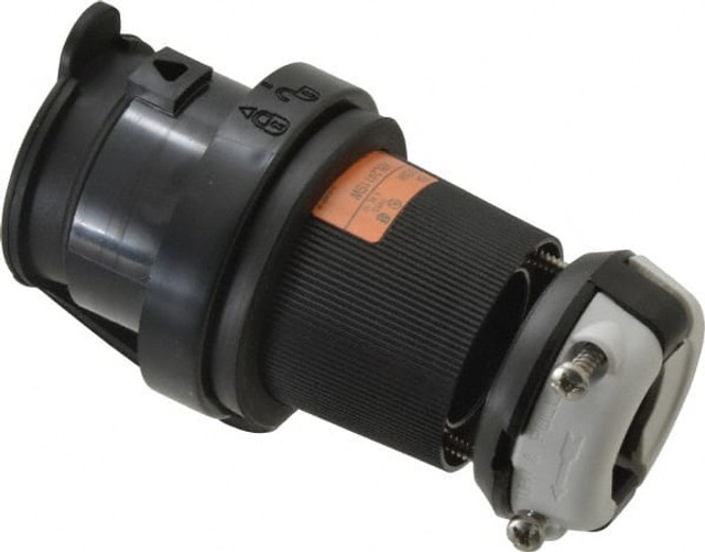 Hubbell Wiring Device-Kellems HBL2411SW Locking Inlet: Plug, Industrial, L14-20P, 125 & 250V, Black & White