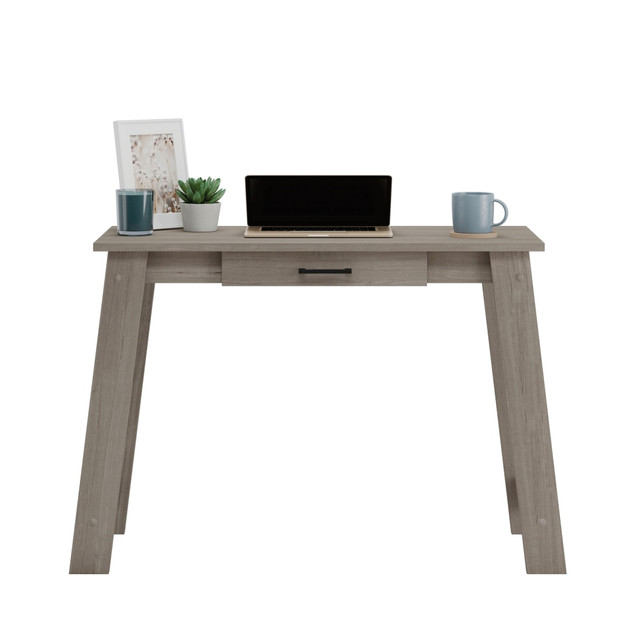 SAUDER WOODWORKING CO. Sauder 428237  Beginnings 44inW Writing Desk Table, Silver Sycamore