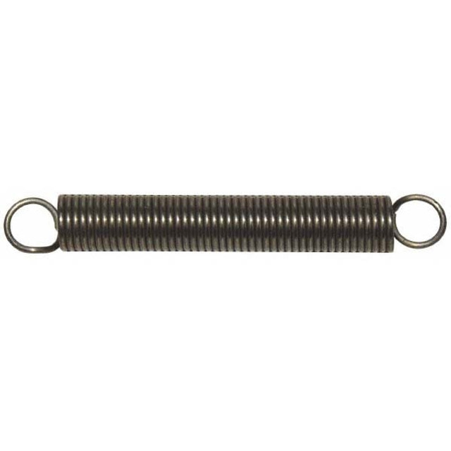 Gardner Spring GE0360-055-1000 Extension Spring: 0.36" OD, 1.26" Extended Length, 0.055" Wire Dia