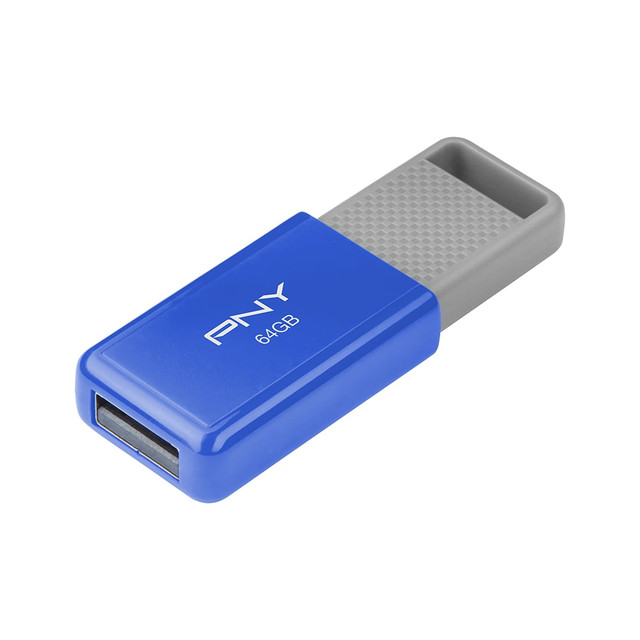 PNY TECHNOLOGIES, INC. P-FD64GODM-GE PNY USB 2.0 Flash Drive, 64GB, Assorted PNY TECHNOLOGIES, INC. P-FD64GODM-GE PNY USB 2.0 Flash Drive, 64GB, Assorted