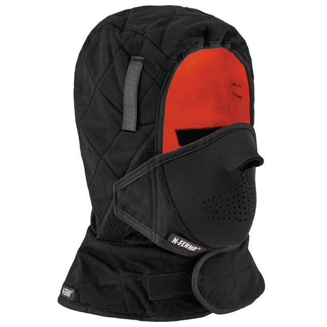 ERGODYNE CORPORATION 16878 Ergodyne N-Ferno 6878 3-Layer Winter Hard Hat Liner With Neoprene Mouthpiece Kit, One Size, Black ERGODYNE CORPORATION 16878 Ergodyne N-Ferno 6878 3-Layer Winter Hard Hat Liner With Neoprene Mouthpiece Kit, One Size, Black