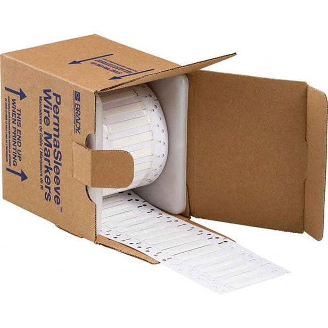 Brady 104720 Label Maker Label: White, Polyolefin, 7,500 per Roll