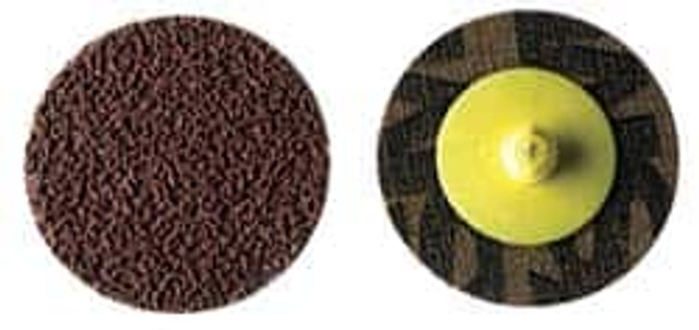 MSC 160155 Quick-Change Disc: 1-1/2" Disc Dia, 180 Grit, Aluminum Oxide, Coated