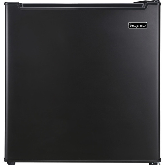 MAGIC CHEF MCAR170BE 1.7 cu. ft. Mini Refrigerator - 1.70 ft³ - Auto-defrost - Reversible - 1.70 ft³ Net Refrigerator Capacity - 245 kWh per Year - Black MAGIC CHEF MCAR170BE 1.7 cu. ft. Mini Refrigerator - 1.70 ft³ - Auto-defrost - Reversible - 1.70 ft³ Net Refrigerator Capacity - 245 kWh per Year - Black