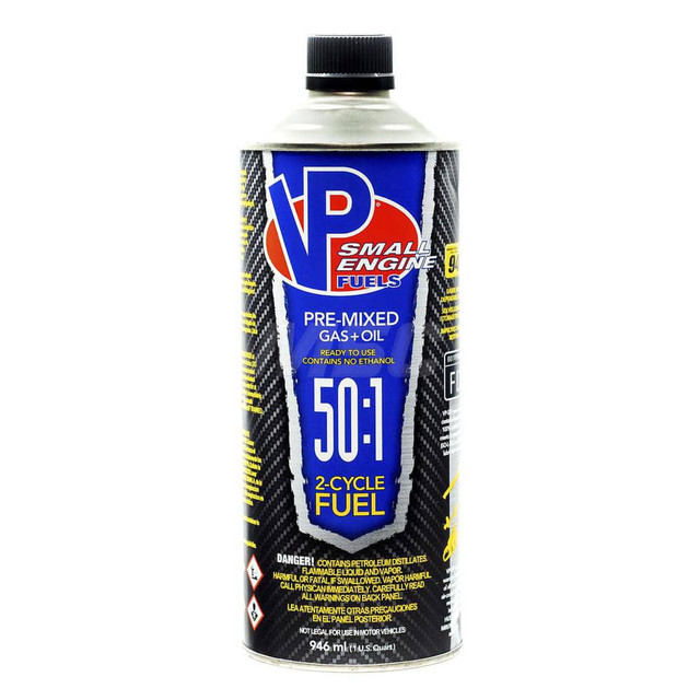 VP Racing Fuels 6231 Outdoor Power Equipment Fuel; Fuel Type: Premixed 50:1 ; Engine Type: 2 Cycle ; Contains Ethanol: No ; Octane: 94 ; Container Size: 1gal ; Flash Point: -31.90F