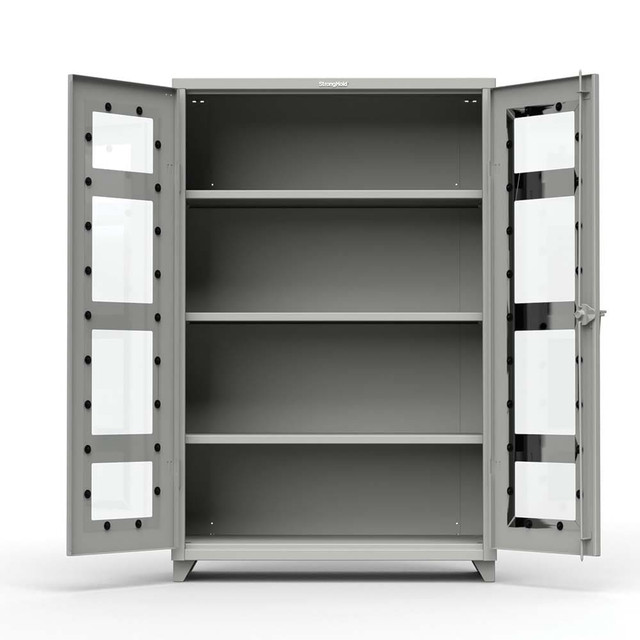 Strong Hold 46-LD-243-L Steel Storage Cabinet: 48" Wide, 24" Deep, 72" High