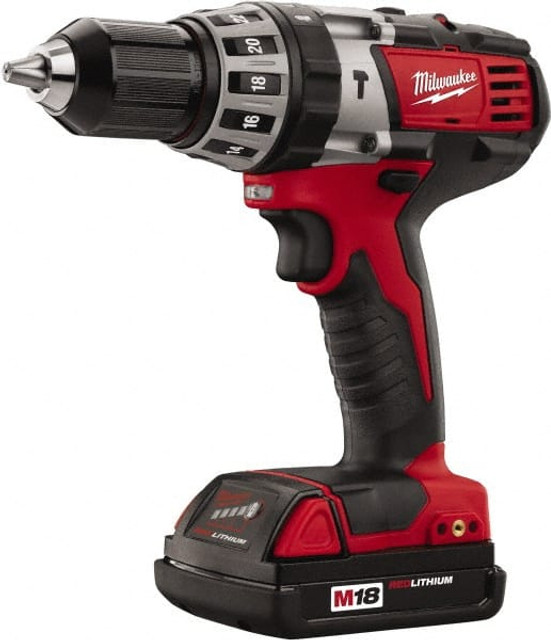 Milwaukee Tool 6319158/6668044 Cordless Hammer Drill: 1/2" Chuck, 0 to 29,000 BPM