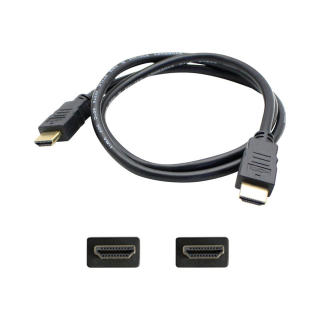 ADD-ON COMPUTER PERIPHERALS, INC. HDMIHSMM15 AddOn 15ft HDMI Cable - HDMI cable with Ethernet - HDMI male to HDMI male - 15 ft - black ADD-ON COMPUTER PERIPHERALS, INC. HDMIHSMM15 AddOn 15ft HDMI Cable - HDMI cable with Ethernet - HDMI male to HDMI male - 15 ft - black