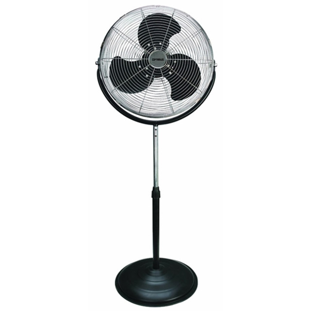 TODDYs PASTRY SHOP Optimus 99578919M  18in Adjustable Industrial-Grade High-Velocity Stand Fan, Black