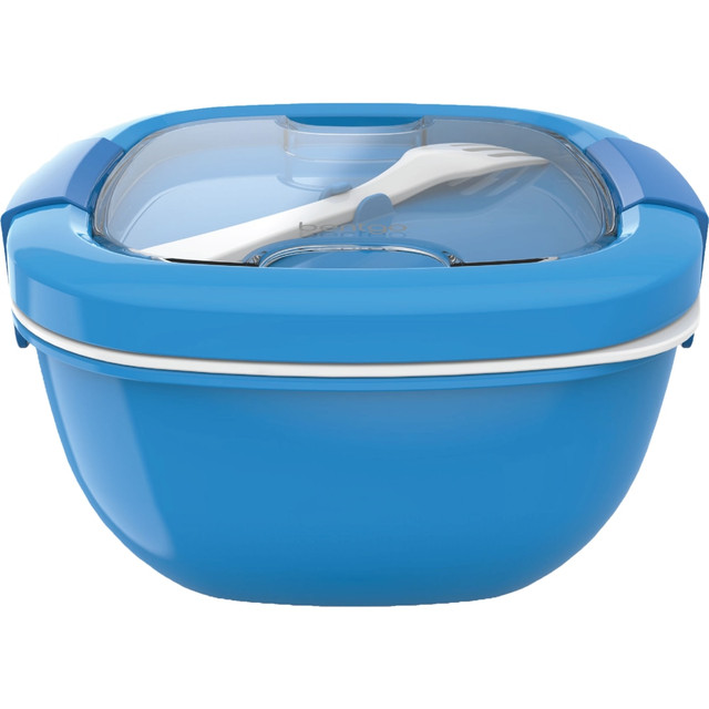 BEAR DOWN CONSULTING Bentgo BGOSAL-B  Salad Lunch Container, 4in x 7-1/4in, Blue