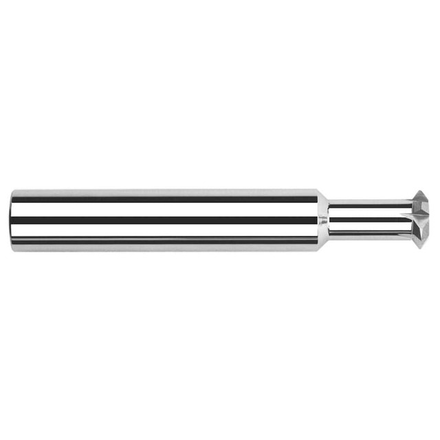 Harvey Tool 894124 Double Angle Milling Cutter: 90 °, 3/8" Cut Dia, 0.137" Cut Width, 3/8" Shank Dia, Solid Carbide