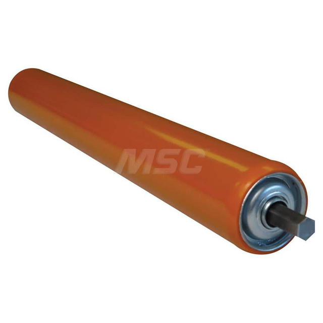 Ashland Conveyor 43758 Roller Skids; Roller Material: Galvanized Steel ; Load Capacity: 270 ; Color: Orange ; Finish: Natural ; Compatible Surface Type: Smooth ; Roller Length: 16.0000in