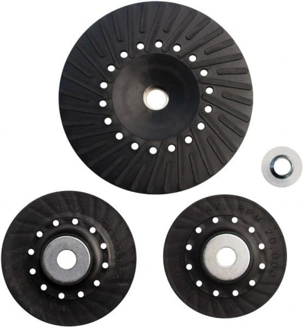 Made in USA 5045MSSH Disc Backing Pad: Locking Nut