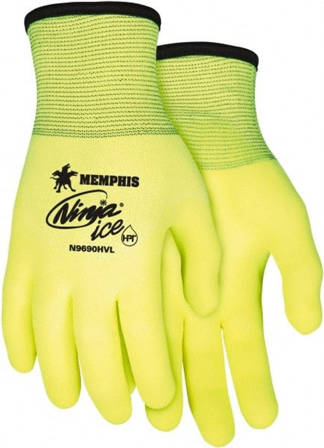 MCR Safety N9690HVL-DZ Size L High Visibility Work Gloves