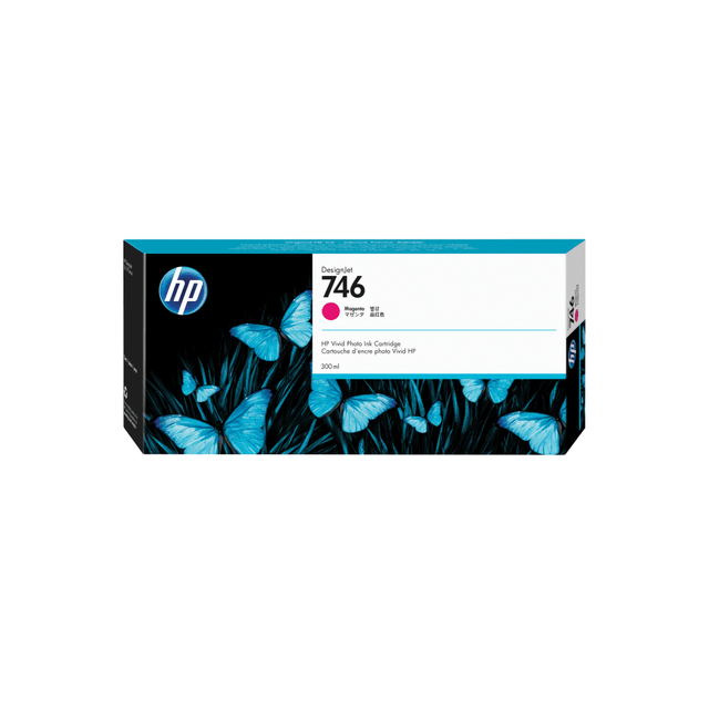 HP INC. P2V78A HP 746 Magenta Ink Cartridge, P2V78A