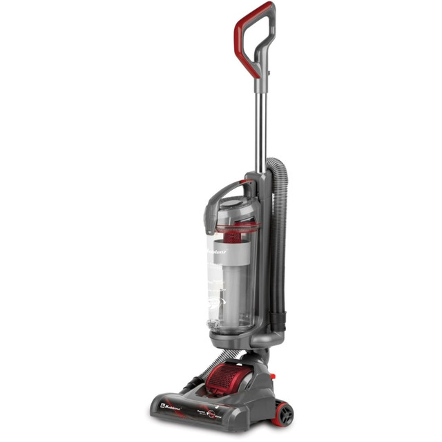 If you're looking for a new vacuum, check out the Koblenz UMA-1200 Aria Bagless Upright Vacuum! It features a powerful 1,400 watt motor with cyclonic technology to avoid suction loss. It is bagless, and instead features a washable HEPA filter and motorized spiral brush roll for delicate hard floors. It's lightweight and comes with pet turbo brush, spotter, and crevice tool.