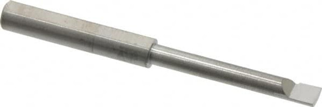 Scientific Cutting Tools BB158 Radial Relief Boring Bar: 0.155" Min Bore, 1" Max Depth, Right Hand Cut, Submicron Solid Carbide