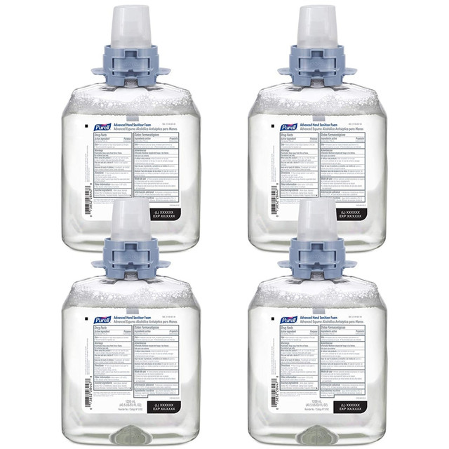 Purell GOJ519204 Hand Sanitizer Foam Refill - 40.6 fl oz (1200 mL) - Kill Germs - Hand - Moisturizing - Clear - 1 Each Purell GOJ519204 Hand Sanitizer Foam Refill - 40.6 fl oz (1200 mL) - Kill Germs - Hand - Moisturizing - Clear - 1 Each
