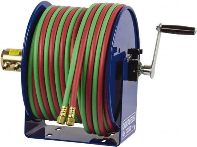 CoxReels 117WT-1-200 17" Long x 18-1/4" Wide x 18" High, 1/4" ID, Hand Crank Welding Hose Reel