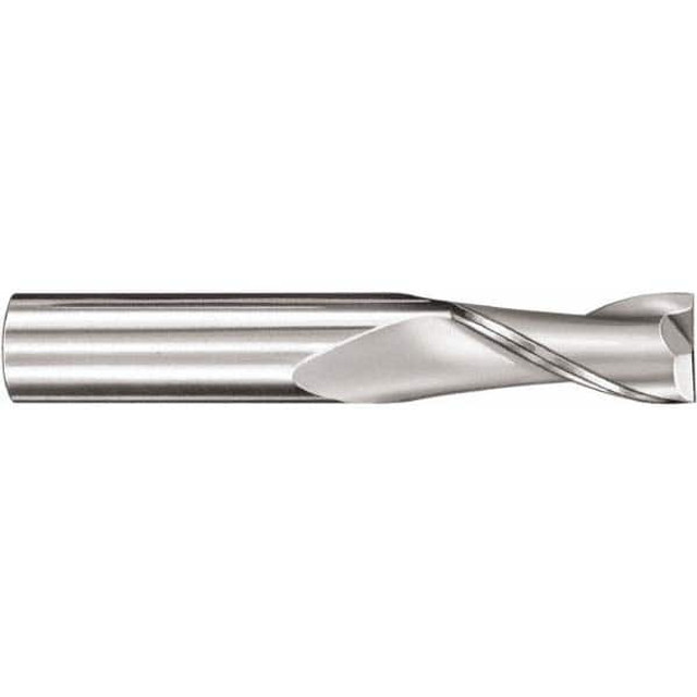 SGS 40349 Square End Mill: 0.315'' Dia, 0.7874'' LOC, 2 Flutes, Solid Carbide