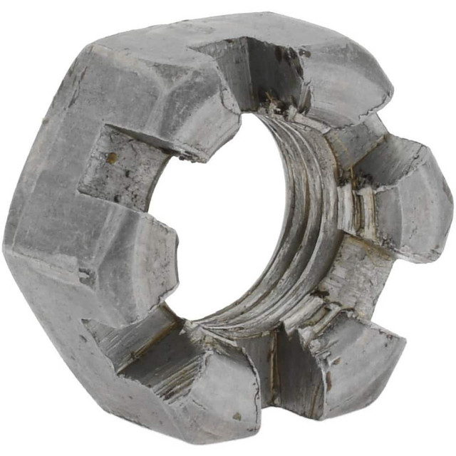 Value Collection SNFI2043-050BX Hex Lock Nut: 7/16-20, Grade 2 Steel, Uncoated