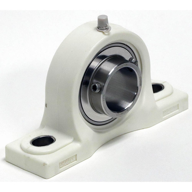 Shuster 05935485 SUCTP207-23, 1-7/16" ID, 168.5mm OAL x 3-3/4" OAH x 1-7/8" Wide, Ball Bearing Pillow Block