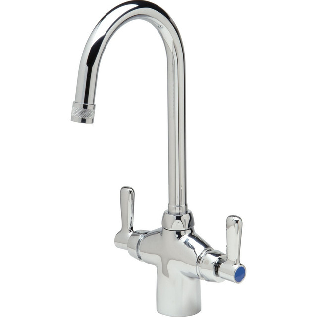 Zurn Z826B1-XL Lavatory Faucets; Inlet Location: Bottom ; Spout Type: Swivel Gooseneck ; Inlet Pipe Size: 3/8 ; Inlet Gender: Female ; Handle Type: Lever ; Maximum Flow Rate: 2.2