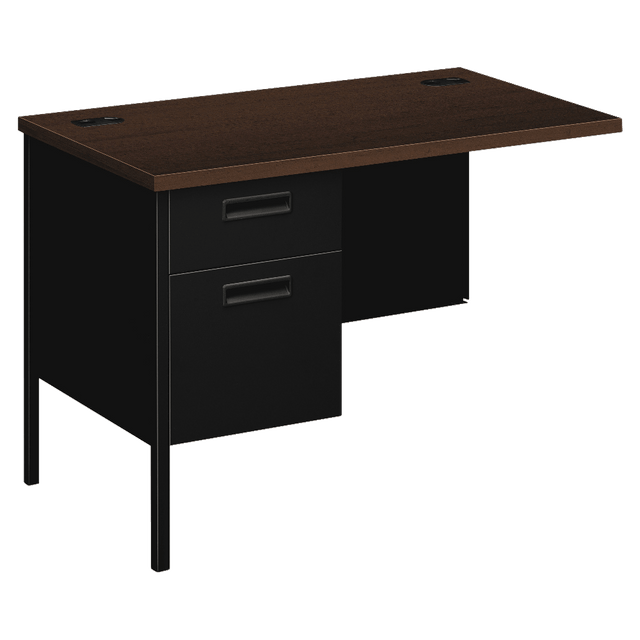 HNI CORPORATION P3236LMOP HON Metro Classic 42inW Desk Return, Mocha/Black