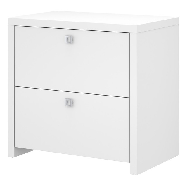 BUSH INDUSTRIES INC. KI60102-03 Bush Business Furniture Echo 31-3/5inW x 20inD Lateral 2-Drawer File Cabinet, Pure White, Standard Delivery