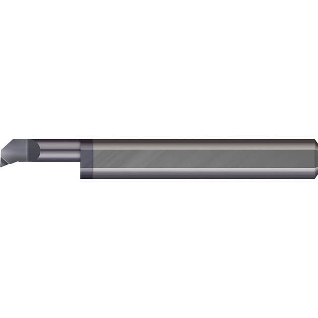 Micro 100 PBT2-140500X Boring Bar: 0.152" Min Bore, 1/2" Max Depth, Right Hand Cut, Solid Carbide