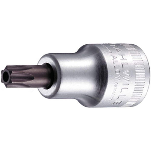 Stahlwille 03110040 Hand Hex & Torx Bit Sockets; Socket Type: Torx Bit Socket ; Drive Size (Fractional Inch): 1/2 ; Hex Size (mm): 0.000 ; Torx Size: T40 ; Bit Length (mm): 17.00 ; Insulated: No