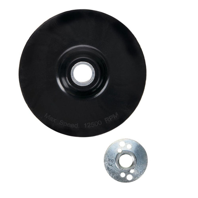 DeWALT DABP5SR58 Disc Backing Pads; Pad Diameter (Inch): 5 ; Backing Pad Type: Disc Backing Pad ; Thread Size: 5/8-11 ; Maximum Rpm: 12500.000 ; Mount Type: Threaded ; Center Hole Size (Inch): 5/8