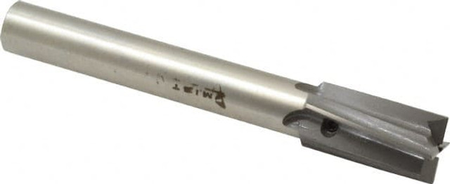 MSC MIT-435-13 5/8" Diam, 1/2" Shank, Diam, 4 Flutes, Straight Shank, Interchangeable Pilot Counterbore