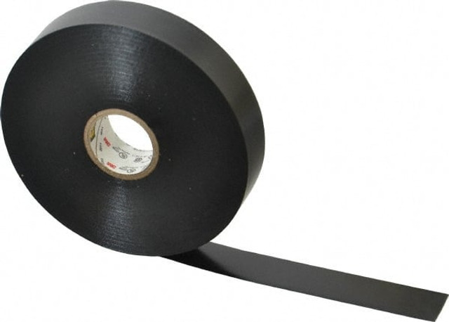 3M 7000057832 Electrical Tape: 1" Wide, 110' Long, 8.5 mil Thick, Black